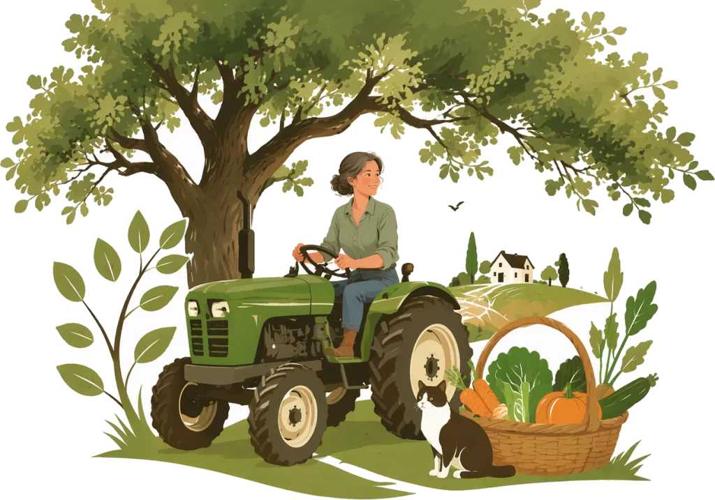 Ferme du Grand Chêne au fond du Lac